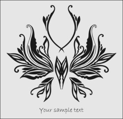 abstract  butterfly for design