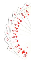 detail, playing cards