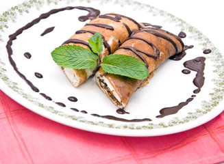 Блинчики с творогом