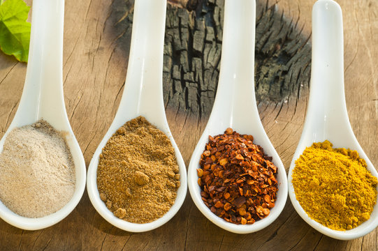 Spices Curry Chili Cumin Pepper