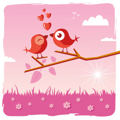 Love bird - Valentine's day