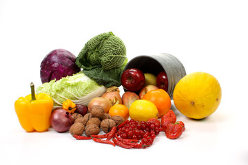 Fruits and vegetables