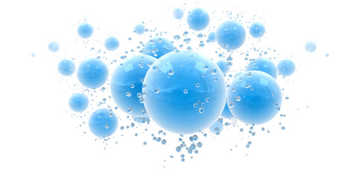 Fresh blue background