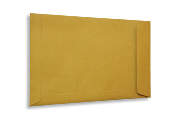 Brown Envelope document on white background