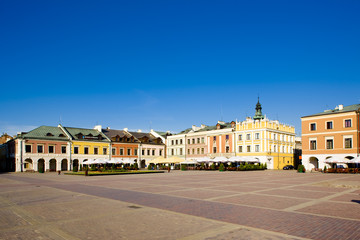 Main Square (Rynek Wielki), Zamosc, Poland