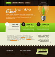 rich vector web page layout