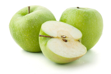 Two and half ripe apples