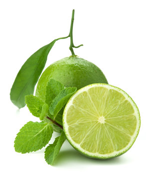 Ripe lime and mint