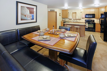 Kitchen and dining room table