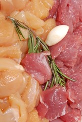 bocconcini di pollo e tacchino