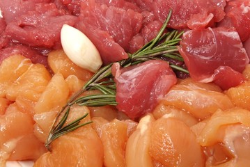 bocconcini di pollo e tacchino