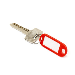 House key with blank label