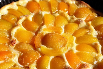 Coeur de tarte aux abricots
