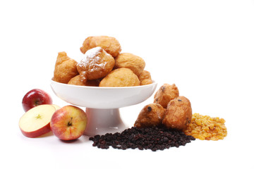 Dutch donuts, called oliebollen