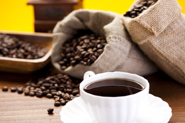 Coffee grunge background