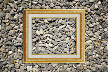 Picture Frame on Stone texture