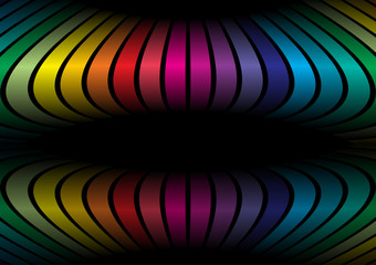 Rainbow vector spectrum  background illustration