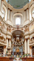 Interior of ancient church