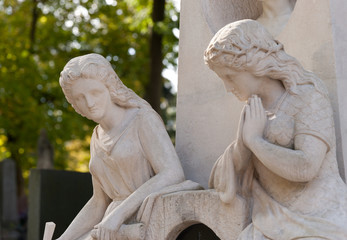 Tombstone two girls