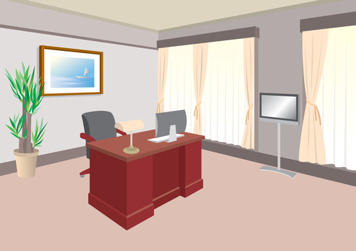 社長室 イラスト 無料 _ 社長 部下 イラスト – XGGM