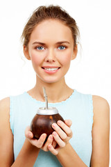 Girl with calabash