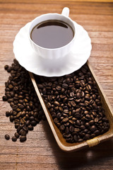 Coffee grunge background