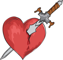 sword and heart