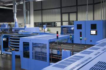 Print shop - Finishing line