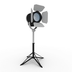 3d studio light with stand