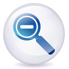 Zoom Out Crystal Ball Icon