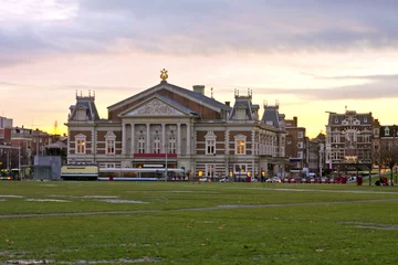 Foto op Plexiglas Concertgebouw in Amsterdam the Netherlands © Nataraj