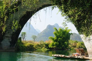 Tuinposter China - Li-river, Yangshuo © Rafal Cichawa