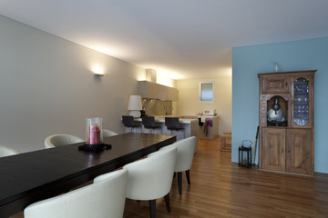 interno di casa moderna, nessuno in giro