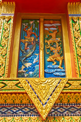 Fototapeta na wymiar Decoration of Thai temple