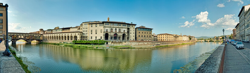 Obraz premium Florence Uffizi - Panorama