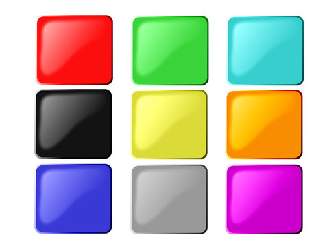 set of square buttons for your website