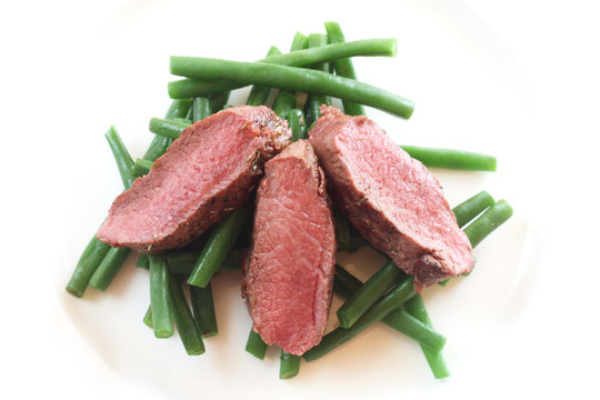 Lamb Filet with Green Beans