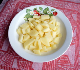 Резаный картофель