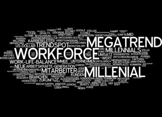 Fototapeta premium Millenial Workforce