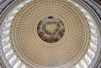 US Capitol indoor dome, Washington DC