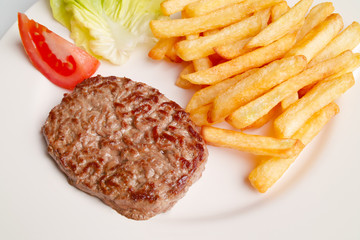 Steak haché frites