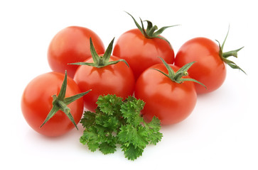 Tomatoes with parsley