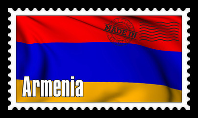 Made in Armenia original stamp