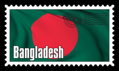 Made in Bangladesh original stamp