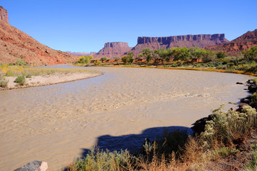 Meander in Colorado River near Desert Resort