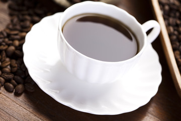 Obraz premium Cup with beans coffee
