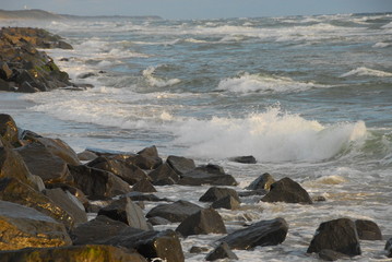 Wellen am Strand