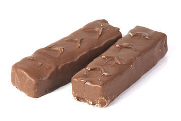 two chocolate bars