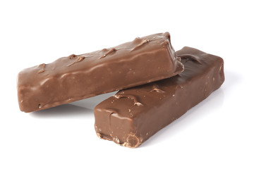 two chocolate bars