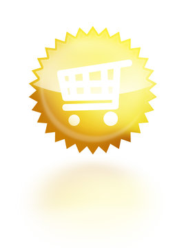 e-commerce glossy icon